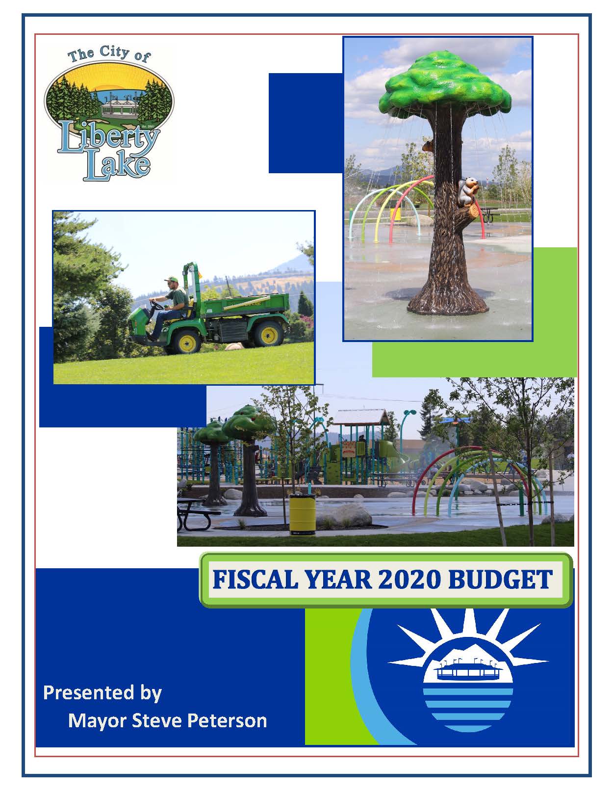 2020 Budget Cover