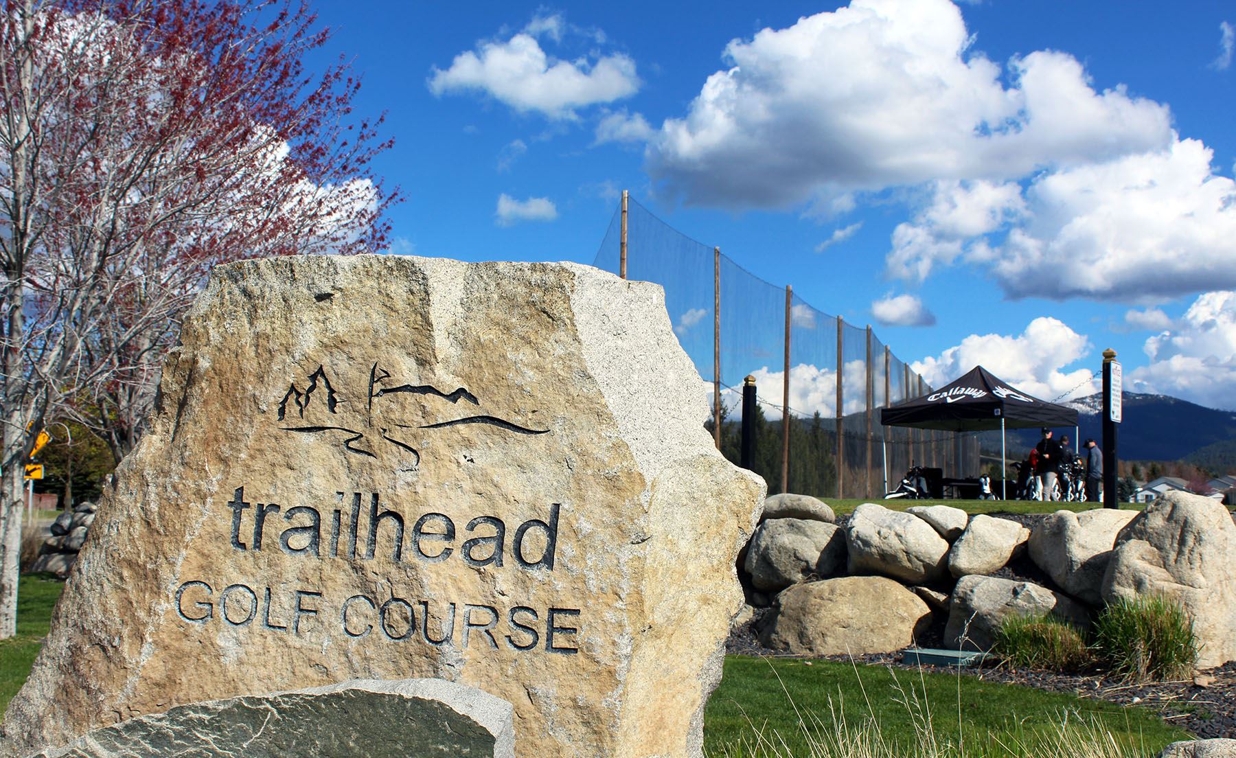 Trailhead Gold Course sign