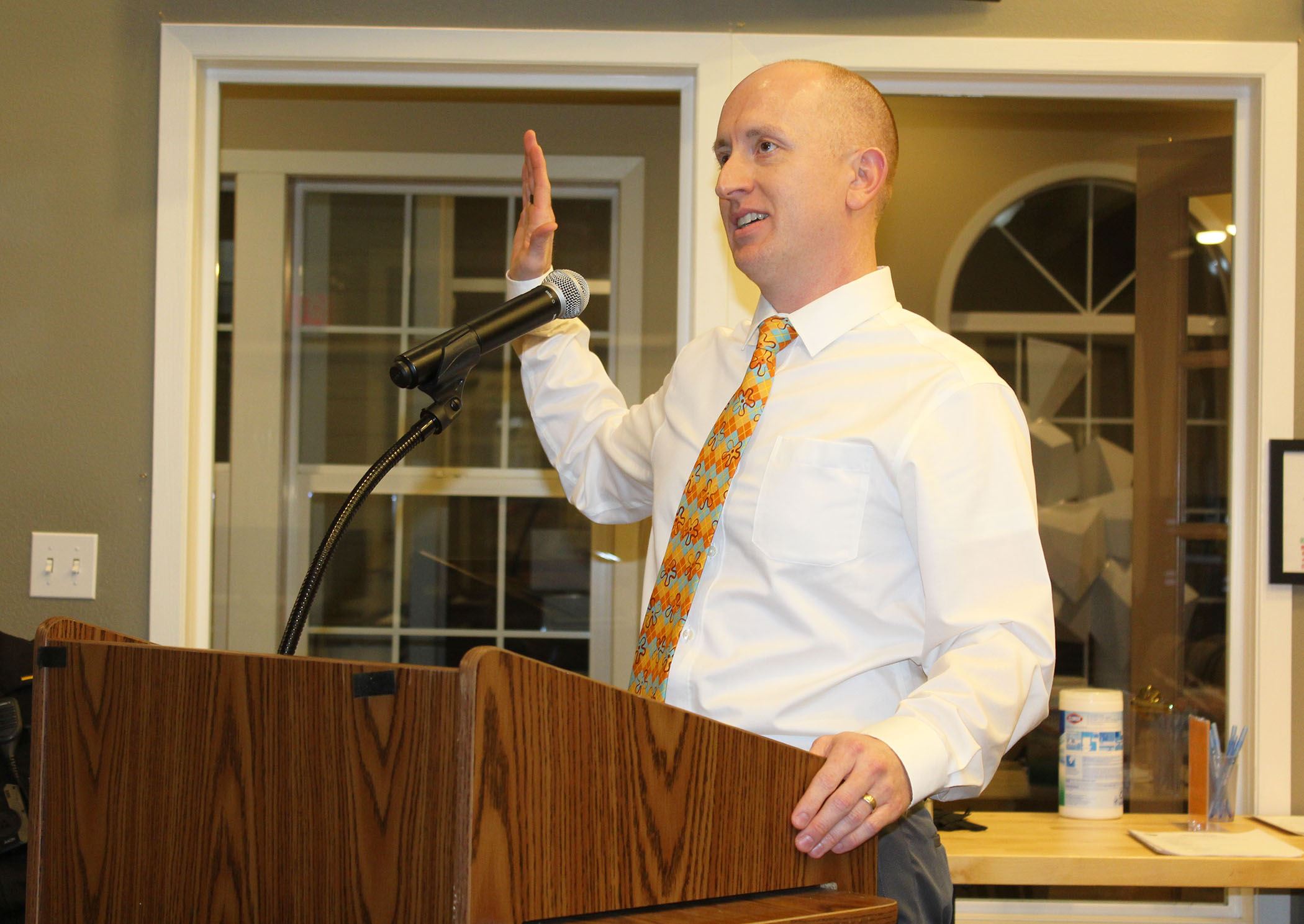 Jed Spencer taking oath of office - June 7, 2022