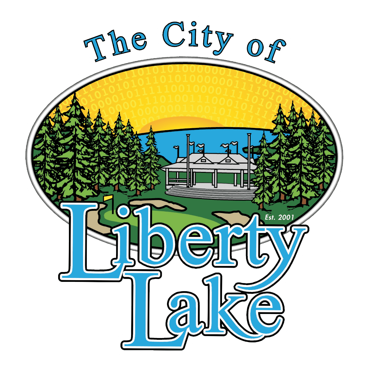 Liberty Lake LOGO with white outline