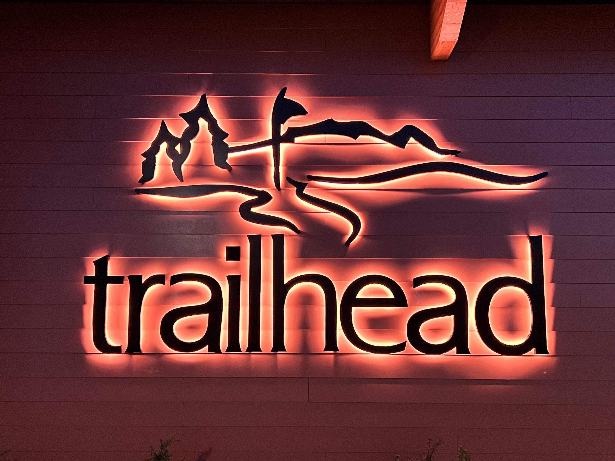 Trailhead Logo Sign