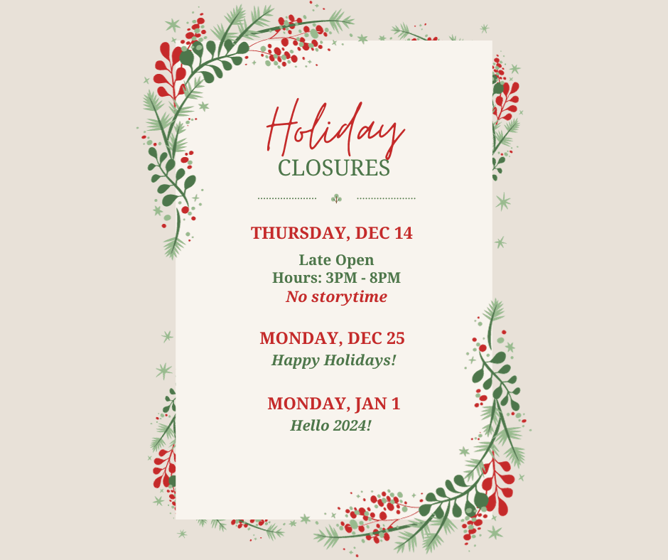 holiday closures