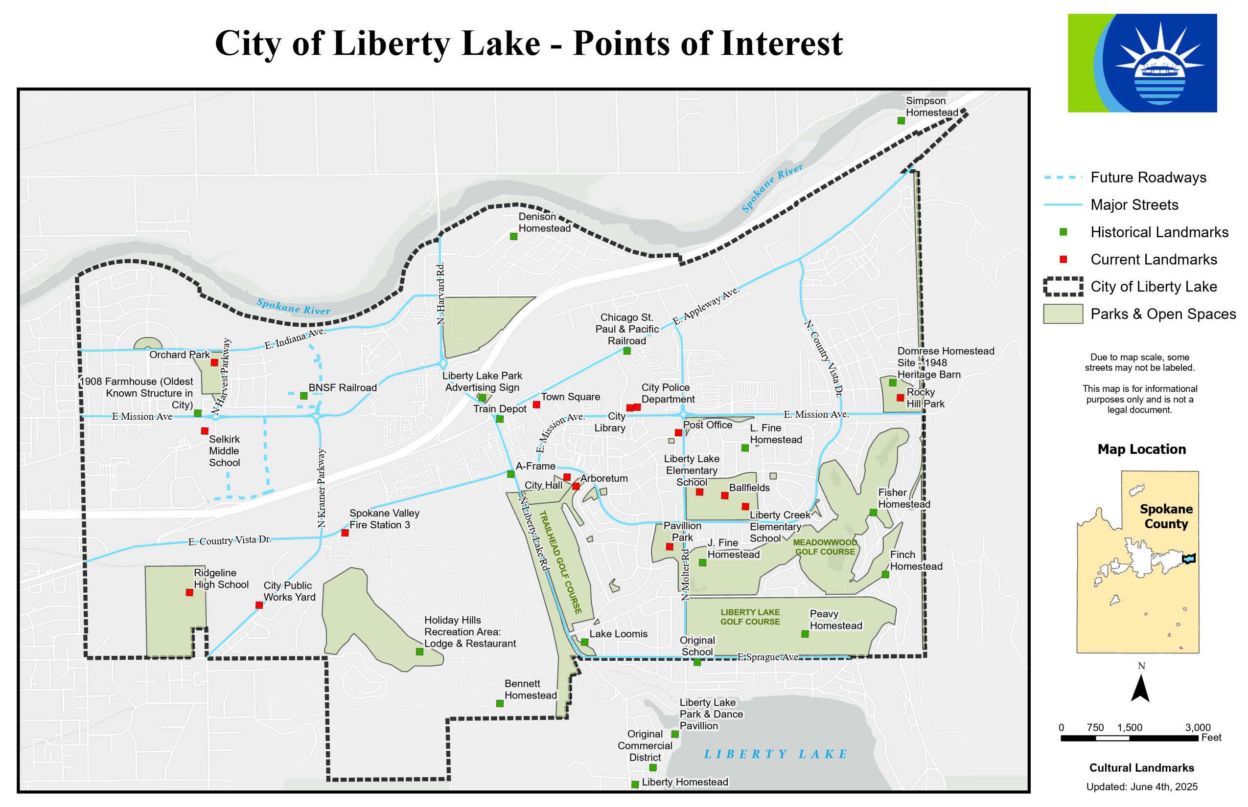 2025 Points of Interest Map