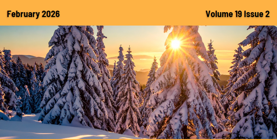 Header of library newsletter volume 19, issue 2 for February 2026